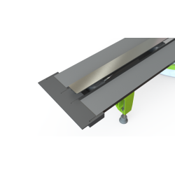 Odprowadzaj wodę w stylu - Odpływ liniowy EASY LINE Classic EVO 1000 mm szczotkowany ruszt