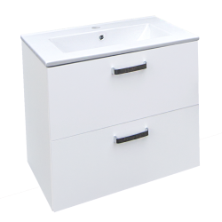 Zestaw TOSCANIA SLIM 60: Elegancka szafka z umywalką ceramiczną, styl i praktyczność w jednym!