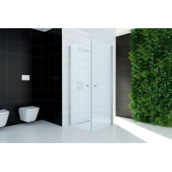 Elegancka kabina prysznicowa FRESH-LINE, dwudrzwiowa 90x90x195, nowoczesny design