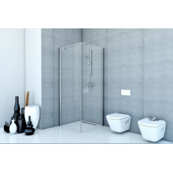 Elegancka Kabina Prysznicowa Fresh-Line 100x100x195 Lewa z Powłoką CleanGLASS