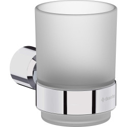 Elegancki Kubek Ścienny z Chromowaną Powierzchnią - Stal Nierdzewna 304, Łatwy Montaż