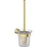 Elegancka Szczotka WC Wisząca ze Złotym Wykończeniem - Styl i Funkcjonalność w Jednym
