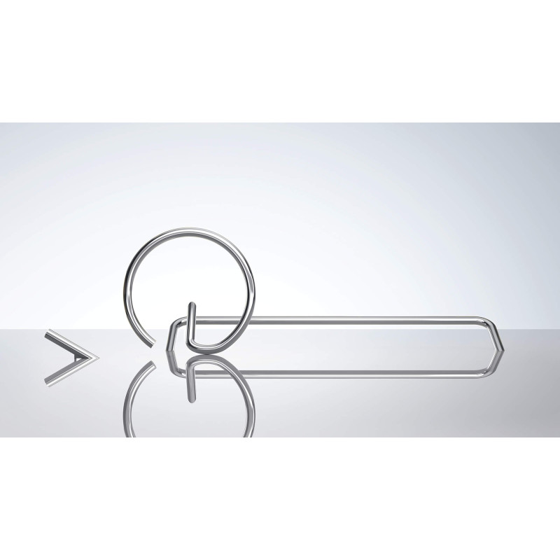 Stylowy Wieszak Ścienny na Ręczniki z Mosiądzu Chromowanego - Błyszcząca Elegancja do Łazienki