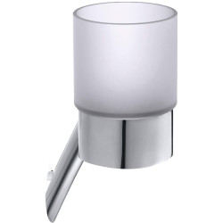 Elegancki Kubek Ścienny z Chromowanym Wykończeniem - Styl i Funkcjonalność w Twojej Łazience