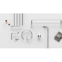 Elegancki Kubek Ścienny z Chromowanym Wykończeniem - Styl i Funkcjonalność w Twojej Łazience