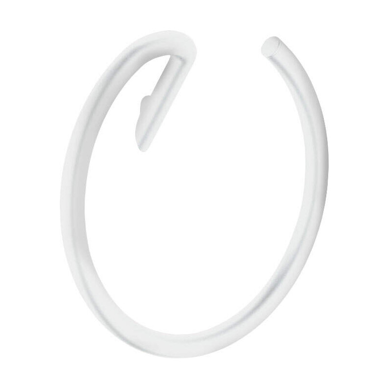 Elegancki Wieszak na Ręcznik z Mosiądzu, Matowy Bianco - Styl i Funkcjonalność w Twojej Łazience