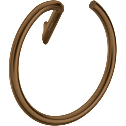 Elegancki Wieszak na Ręcznik z Mosiądzu, Szczotkowany Brązowy – Ponadczasowy Design do Łazienki