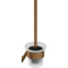 Elegancka Szczotka WC Wisząca z Mosiądzu - Brązowy Szczotkowany Design dla Twojej Łazienki