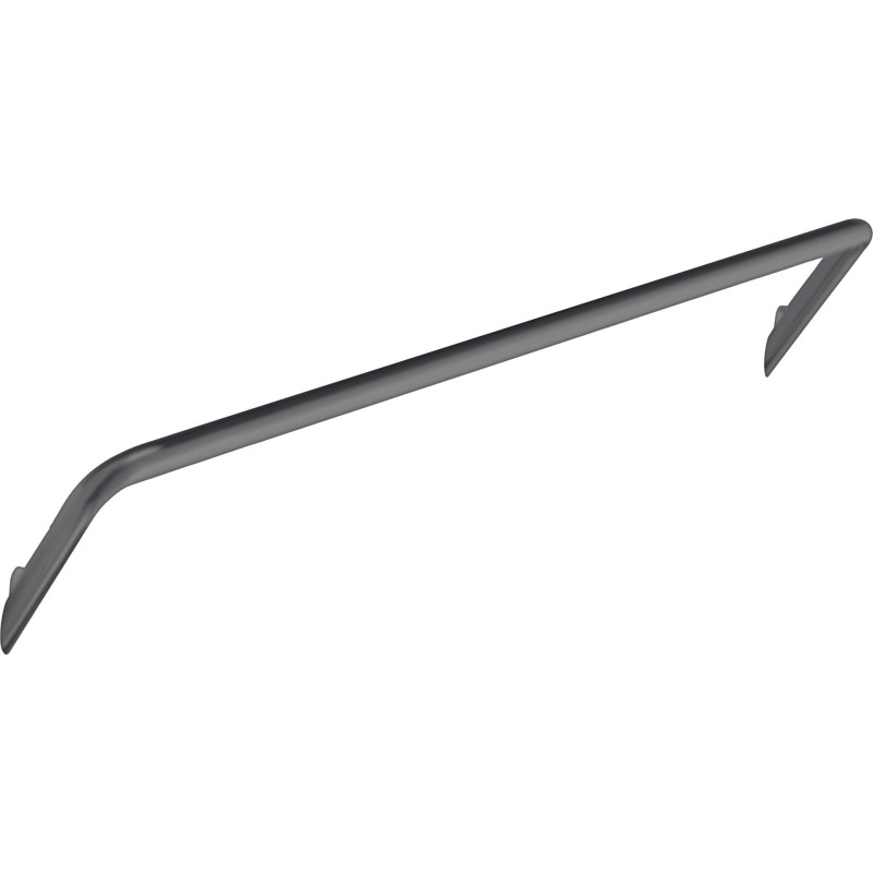 Titanium Elegance: Wieszak na Ręcznik Mosiężny - Szczotkowane Wykończenie