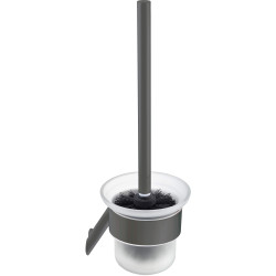 Wisząca szczotka WC z mosiądzu, szczotkowany tytan, styl i funkcjonalność!