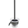 Wisząca szczotka WC z mosiądzu, szczotkowany tytan, styl i funkcjonalność!