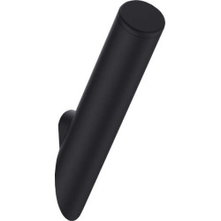 Elegancki Haczyk Łazienkowy Nero z Mosiądzu, Matowy Wykończenie, Montaż w Komplecie