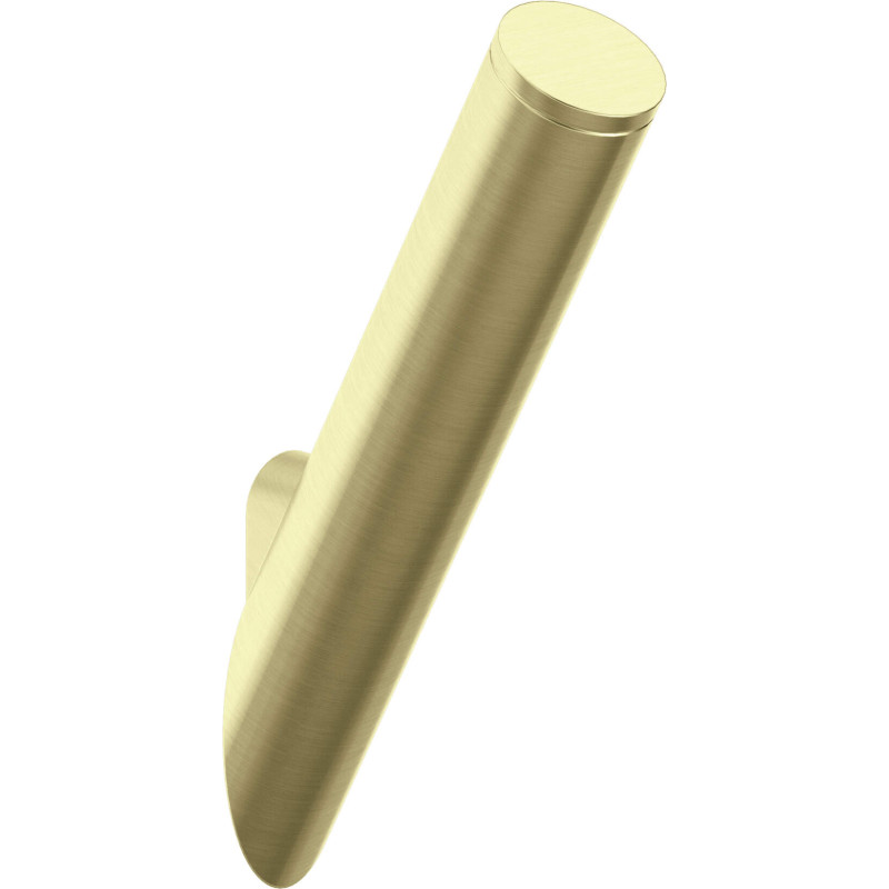 Elegancki Złoty Haczyk Łazienkowy z Mosiądzu – Szczotkowana Powierzchnia dla Twojego Domu