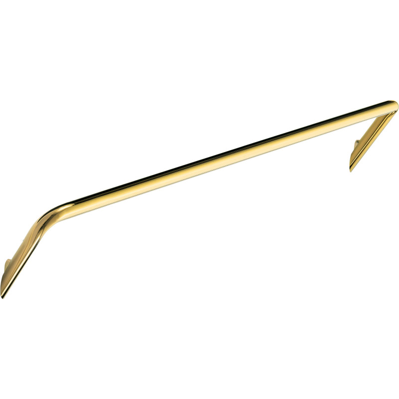 Elegancki Wieszak na Ręcznik Złoty 616mm - Premium Mosiądz, Kompletny Zestaw Montażowy!