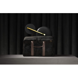 Luksusowe Lusterko Toaletowe LED z Złotym Wykończeniem