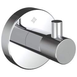 Stylowy Chromowany Haczyk Łazienkowy Błyszcząca Stal 304 z Zestawem Montażowym