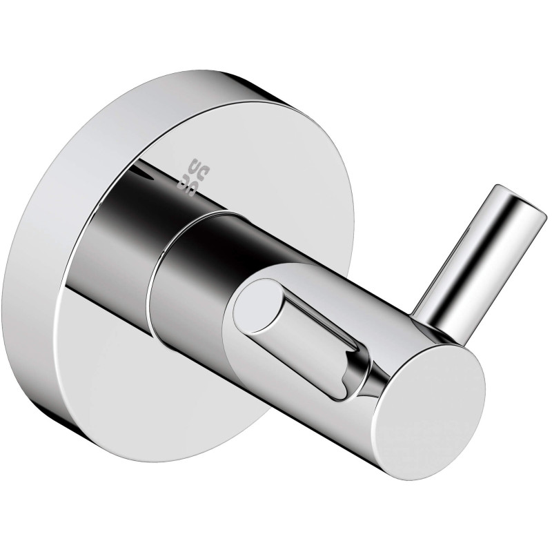 Podwójny Chromowany Haczyk Łazienkowy - Styl i Funkcjonalność w Twojej Łazience!