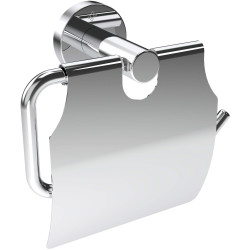 Chromowany uchwyt na papier toaletowy, stal 304, błyszczący, zestaw montażowy w komplecie