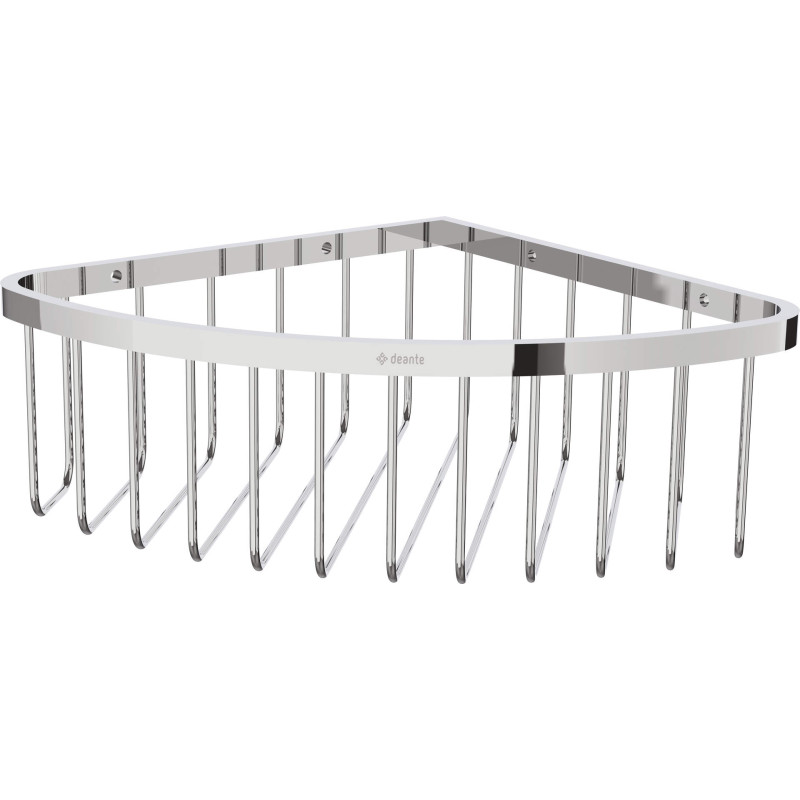 Premium Narożny Koszyk Prysznicowy z Chromowanej Stali - Elegancja i Funkcjonalność