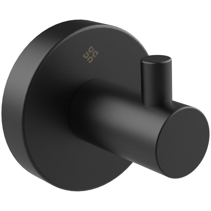 Stylowy Haczyk Ścienny Nero Mat ze Stali 304 - Kompaktowy Design do Twojej Łazienki!