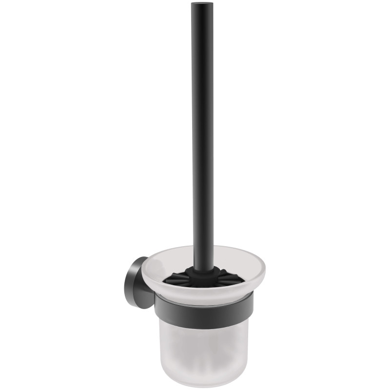 Elegancka Wisząca Szczotka WC Nero z Matowej Stali 304 - Kompletny Zestaw Montażowy
