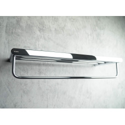 Chromowana Półka Żeberkowa z Wielofunkcyjnym Zestawem Montażowym - Elegancja i Funkcjonalność