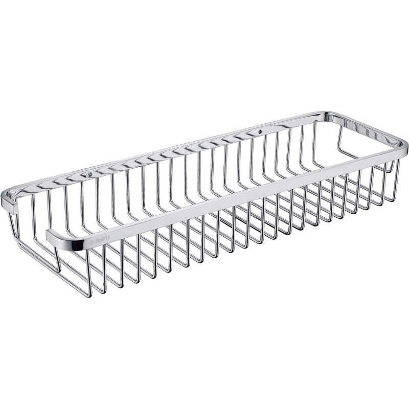 Stylowy koszyk prysznicowy chromowany z montażem - trwałość i elegancja w Twojej łazience!