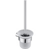 Elegancka Wisząca Szczotka WC z Chromowanym Wykończeniem - Szkło i Stal Nierdzewna
