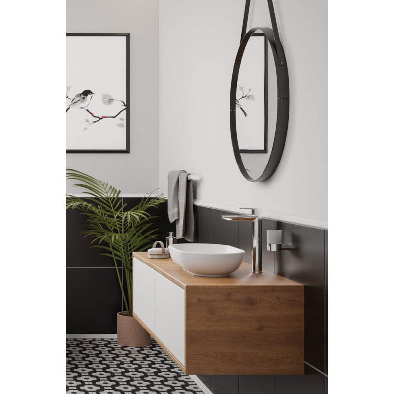 Elegancki Wieszak na Ręcznik 60 cm - Chromowana Stal Nierdzewna, Błyszczące Wykończenie