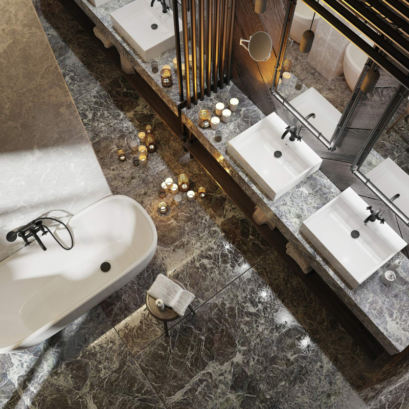 Eleganckie Lusterko Kosmetyczne 2w1 na Ruchomym Ramieniu - Chromowany Blask!