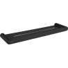 Elegancka Półka Ścienna Nero z Matowej Stali - Nowoczesny Akcent do Twojej Łazienki