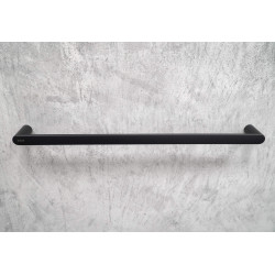 Elegancki Wieszak Ścienny na Ręcznik Nero, 60cm - Stal Nierdzewna Matowa