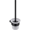 Elegancka Wisząca Szczotka WC Nero - Szkło i Stal Nierdzewna, Matowe Wykończenie, 2 Lata Gwarancji