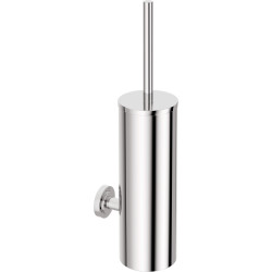 Elegancka Chromowana Szczotka WC do Montażu Ściennego