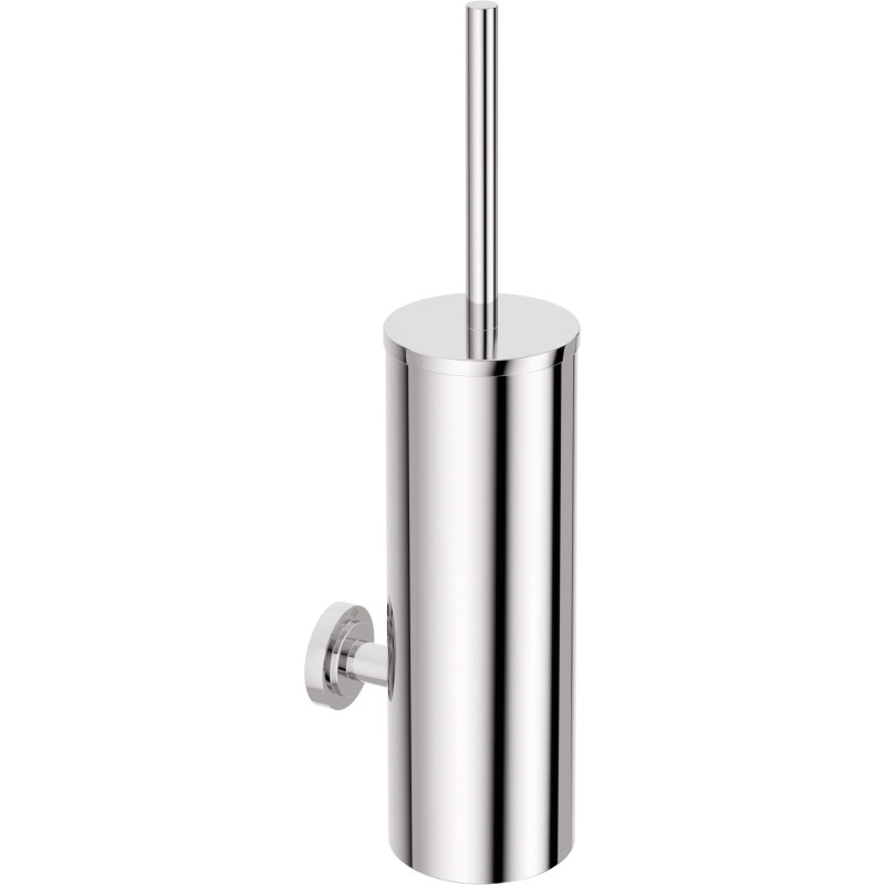 Elegancka Chromowana Szczotka WC do Montażu Ściennego