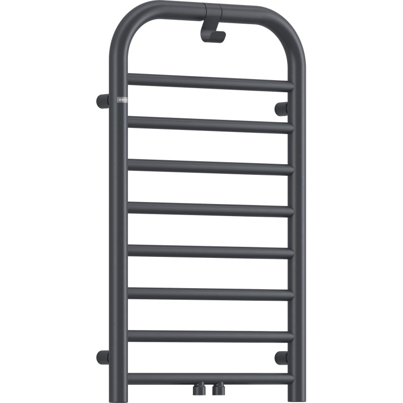 Nowoczesny grzejnik wodno-elektryczny 85cm - Titanium Mat, moc 335W