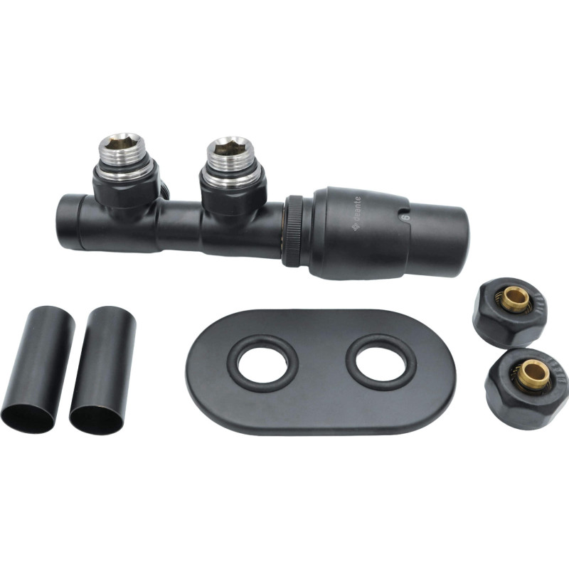 Termostatyczny Zawór Grzejnikowy Prawy - Titanium Mat dla Grzejników Dolnych