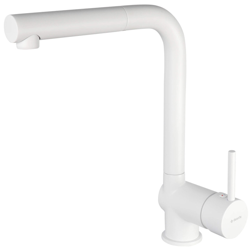 Elegancka bateria kuchenna z wyciąganą wylewką i ceramiczną głowicą