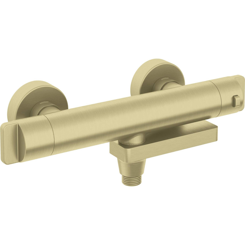 Elegancka Bateria Termostatyczna Złoto Szczotkowane - Precyzja i Styl do Twojej Łazienki