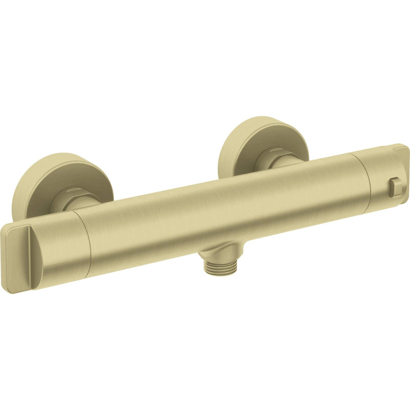 Elegancka złota bateria prysznicowa - perfekcyjna kontrola temperatury i stylu