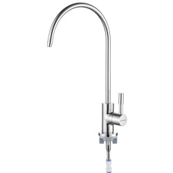 Chromowana Wylewka Filtrująca z Obrotem - Elegancja i Czystość w Twojej Kuchni