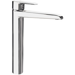 Bateria Umywalkowa Chromowana Elegance Plus - Wysoka, Jednouchwytowa, Mosiężna