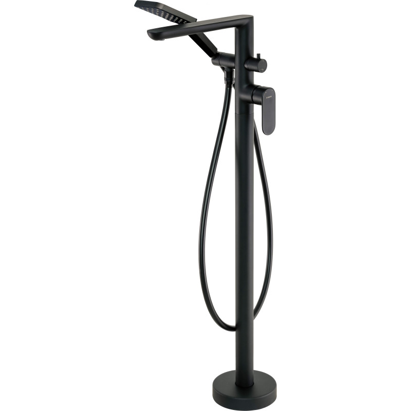 Bateria NERO LUX - wolnostojąca z zestawem prysznicowym, wysoka jakość i stylowy design