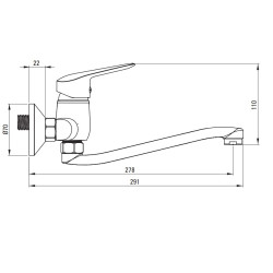 BORO Chromowa Bateria Ścienna Deante - Styl i Funkcjonalność dla Twojej Kuchni