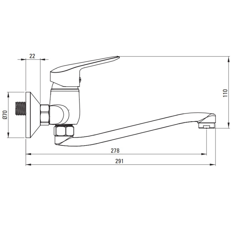 BORO Chromowa Bateria Ścienna Deante - Styl i Funkcjonalność dla Twojej Kuchni