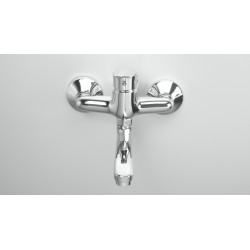 BORO Chromowa Bateria Ścienna Deante - Styl i Funkcjonalność dla Twojej Kuchni