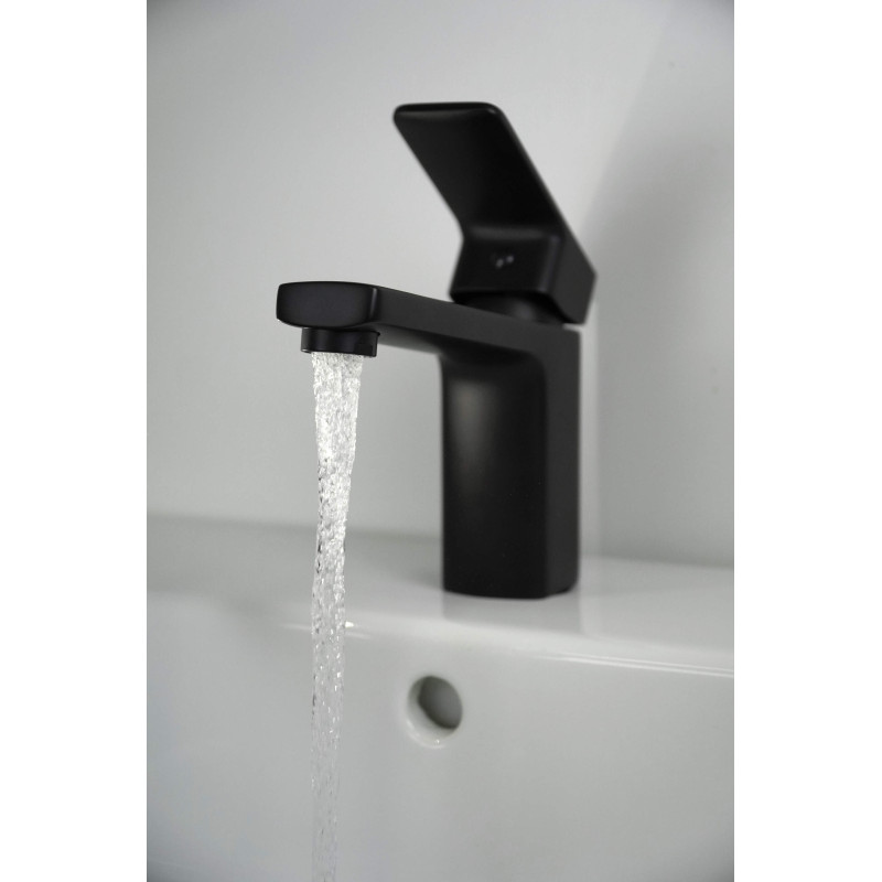 Bateria umywalkowa Nero z mosiądzu - elegancka, jednouchwytowa do stylowych łazienek