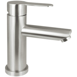 Stylowy Jednouchwytowy Bateria Umywalkowa Stalowa z Mieszaczem, Klasa A - Nowoczesny Design