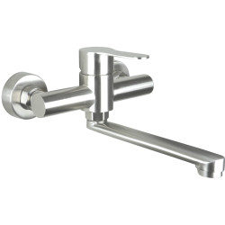 Ścienna Bateria Umywalkowa z Obrotową Wylewką i Honeycomb Aeratorem – Elegancja i Funkcjonalność