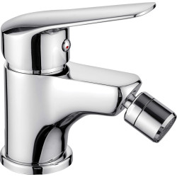 Elegancka Bateria Bidetowa Chromowana - Jednouchwytowa, Mosiężna, Cicha, Stylowa Instalacja!